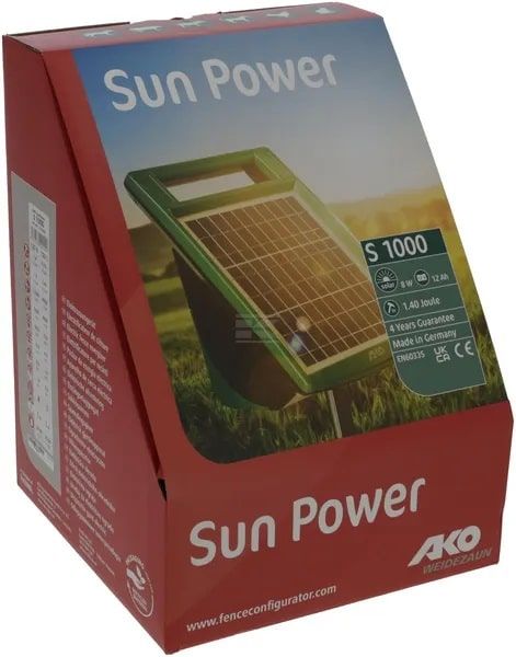 Електропастух на сонячній батареї SunPower S1000, 1 J 2911311 фото