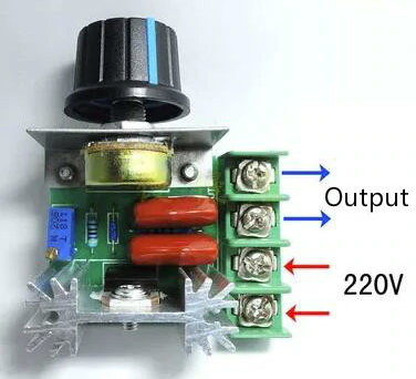 Симисторний 2000W AC регулятор потужності 7339 фото