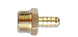 Оцинкованный Штуцер 8 мм , с наружной резьбой 1/2 под шланг 7-8 мм - фото 1