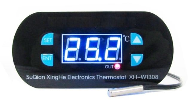 Терморегулятор цифровий XTWH-W1308 DC12V (-55...+120) 0.1 градус 7345 фото