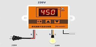Терморегулятор высокотемпературный (термостат) ZFX-W3003, от 0 до +450 C, 220V 7370 фото