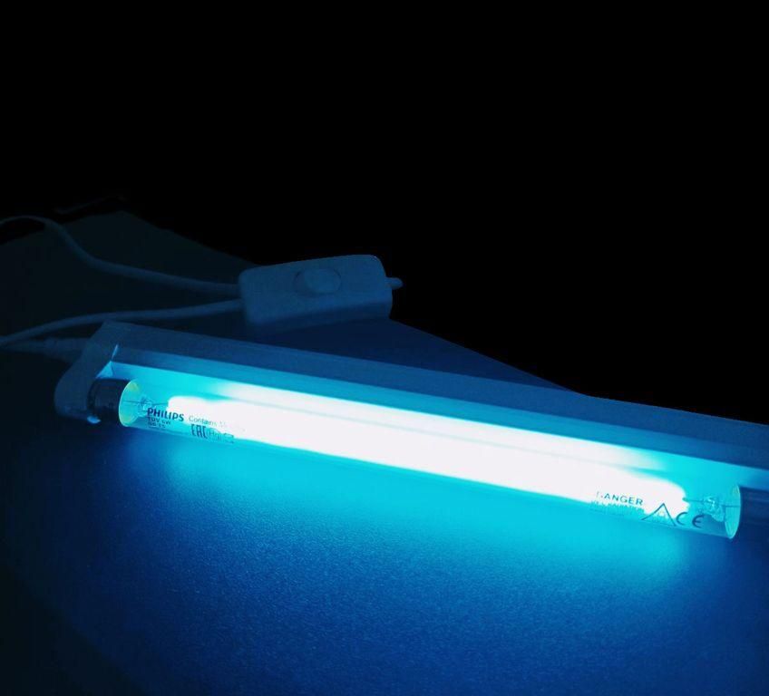 Кварцевая ультрафиолетовая бактерицидная лампа 6 W 63143 фото