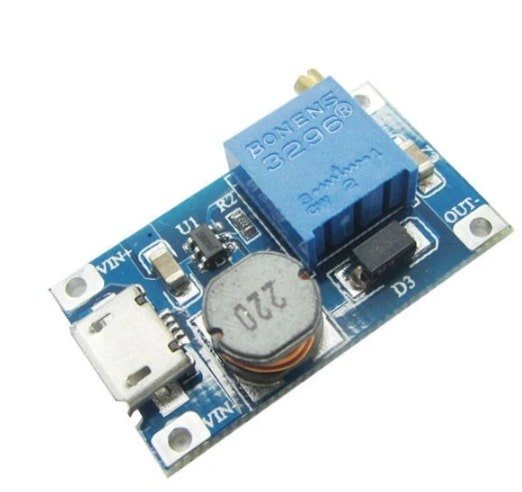 Підвищуючий перетворювач, модуль DC-DC MT3608 (micro USB) 7394 фото
