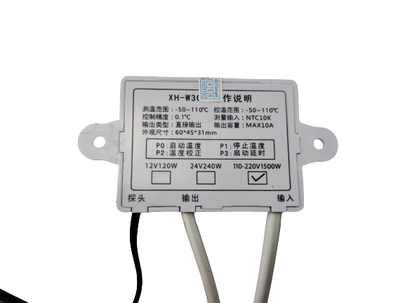 Терморегулятор XH-W3002 220V (термостат) мережевим та навантажувальним шнурами  7179 фото
