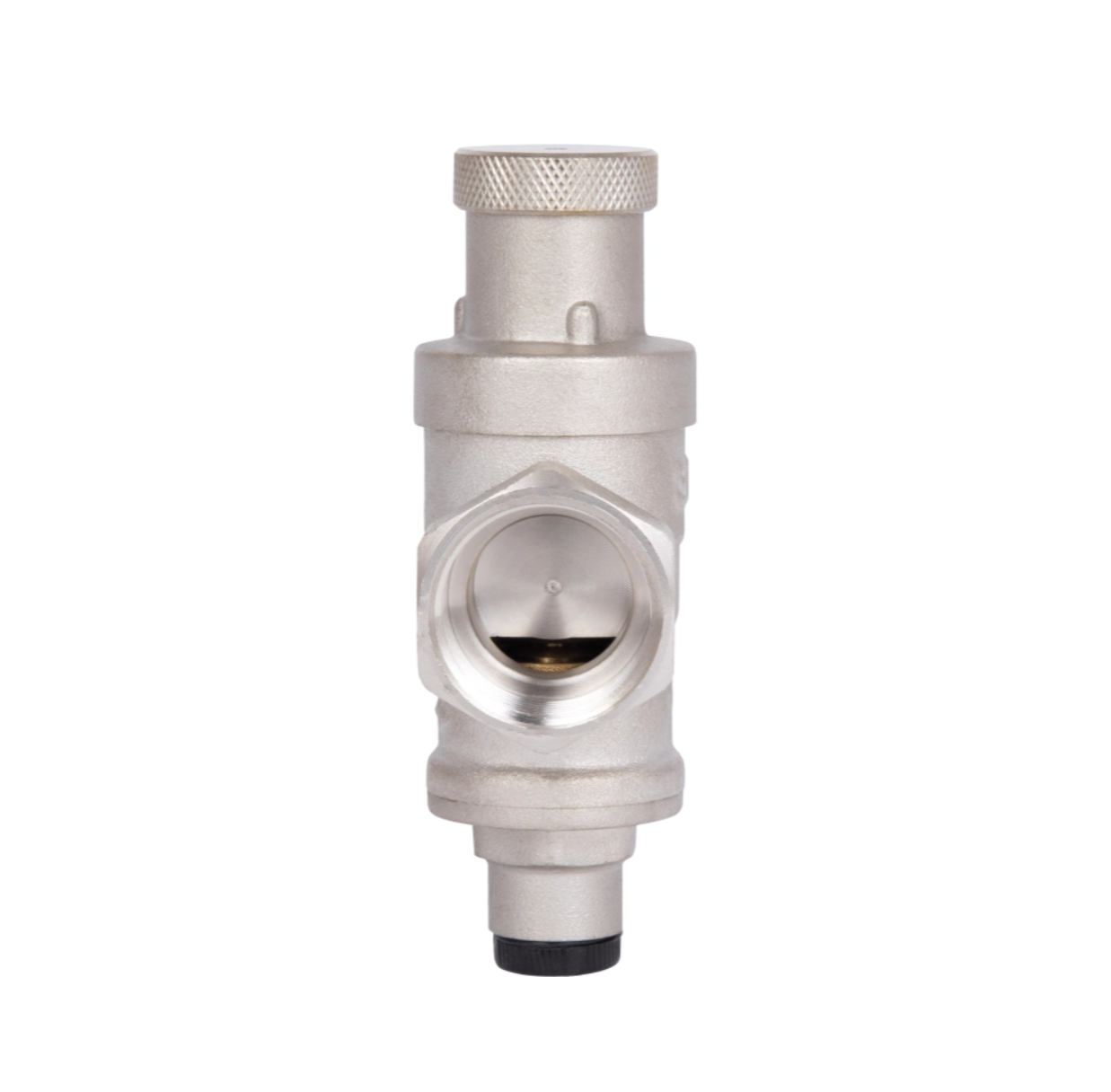Редуктор тиску води Thermo Alliance 3/4" ВВ, 1,5&ndash;6 бар, латунний, нікельований 15475 фото