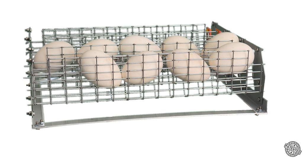 Автоматический лоток переворота яиц Simpo WaterPlus 28 (емкостью 28 гусиных/40 утиных), выполнены из окрашенно