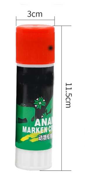 Маркировочный карандаш для маркировки животных 60 граммов, красный (WEGO) 32123562 фото