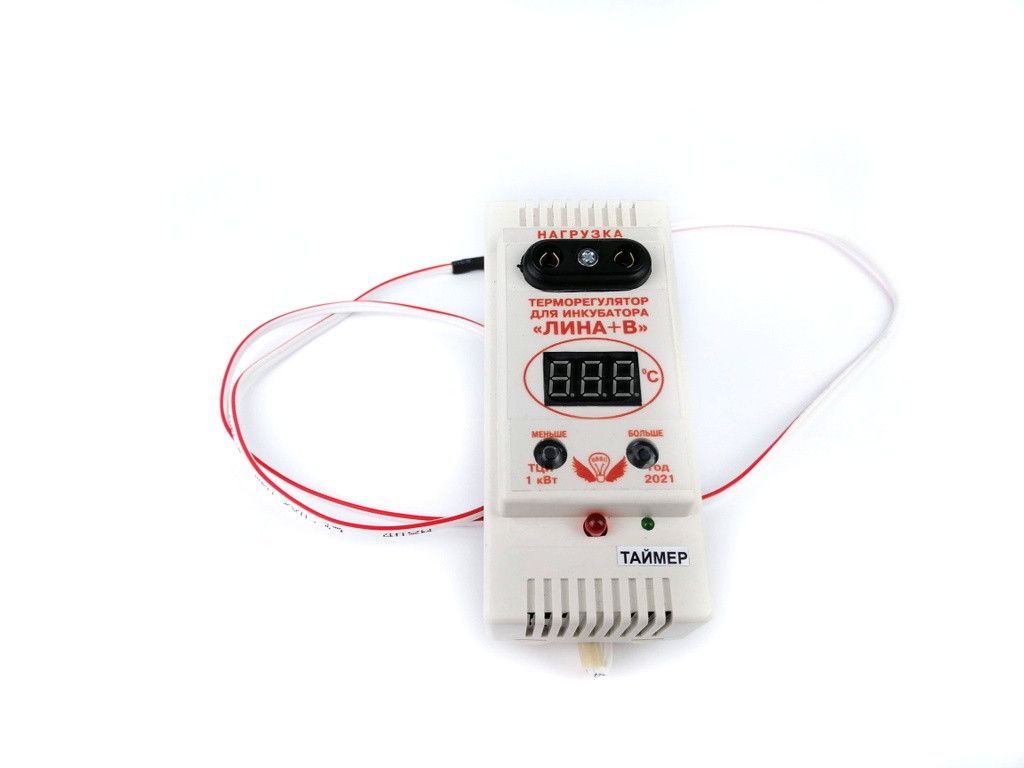 Терморегулятор для инкубатора "Лина" с таймер для поворота яиц ( Тиристорный, плавно затухающий) 7398 фото