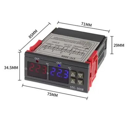 Терморегулятор STC 3008( від -55 до 110 ° C 220V) 7169 фото