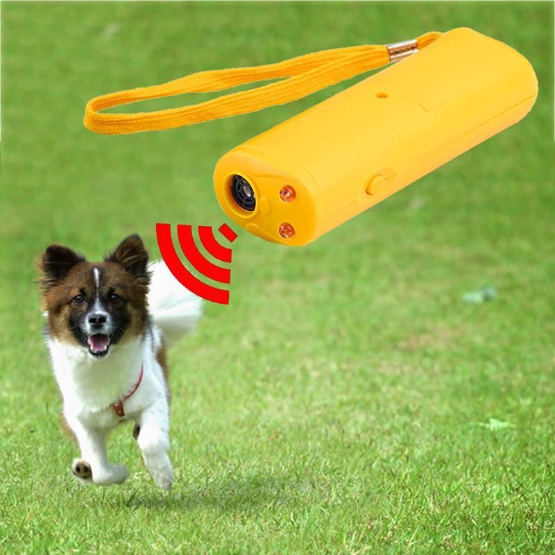 Ультразвуковий відлякувач собак з ліхтариком 2294 фото