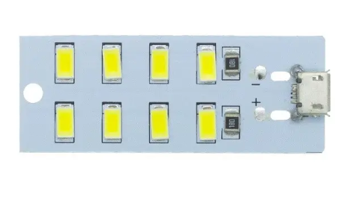 Светодиодная панель 5v на 8 smd LED 5730 с USB-выходом 518784 фото