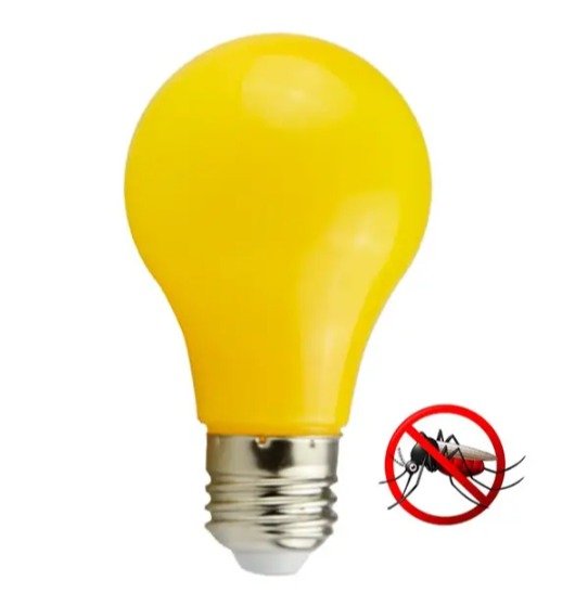 Лампа Lemanso 6W A60 E27 2200K 170-265V 4м від комарів 23106 фото