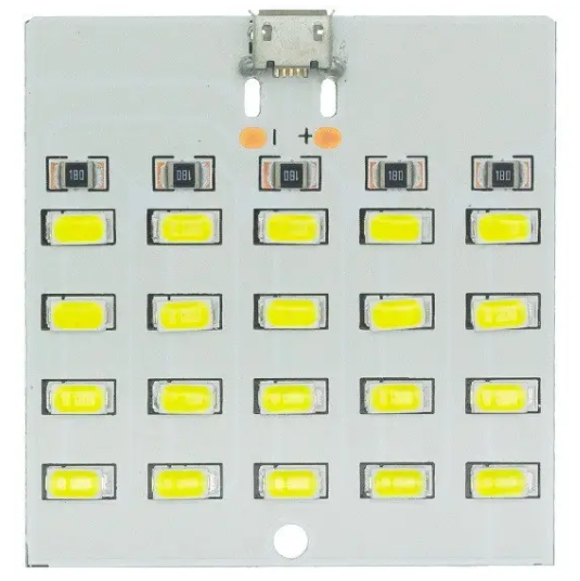 Светодиодная панель 5v на 20 smd LED 5730 с USB-выходом 555564 фото